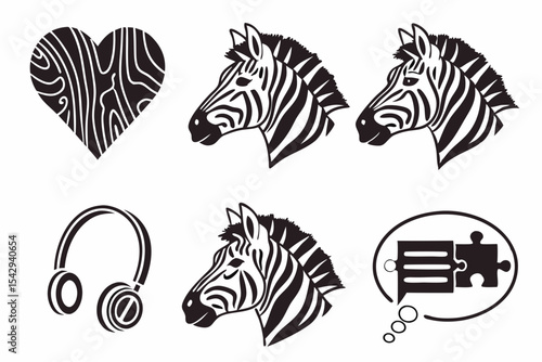 zebra vector illustration