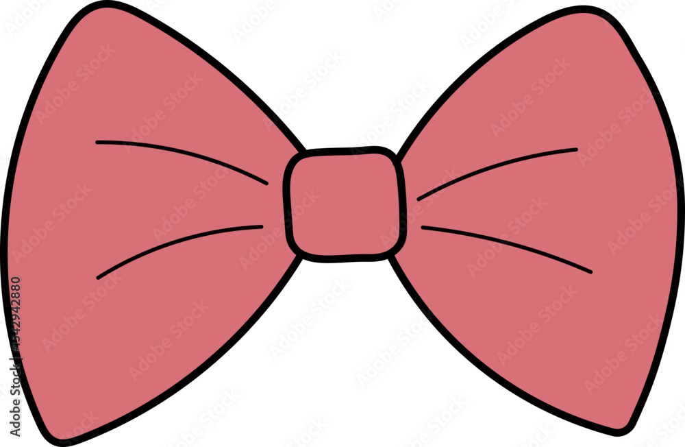 Set of Cute Decorative Bows – Red and Pink Ribbon Illustrations for Gifts and Celebrations Set of Cute Decorative Bows – Red and Pink Ribbon Illustrations for Gifts and Celebrations