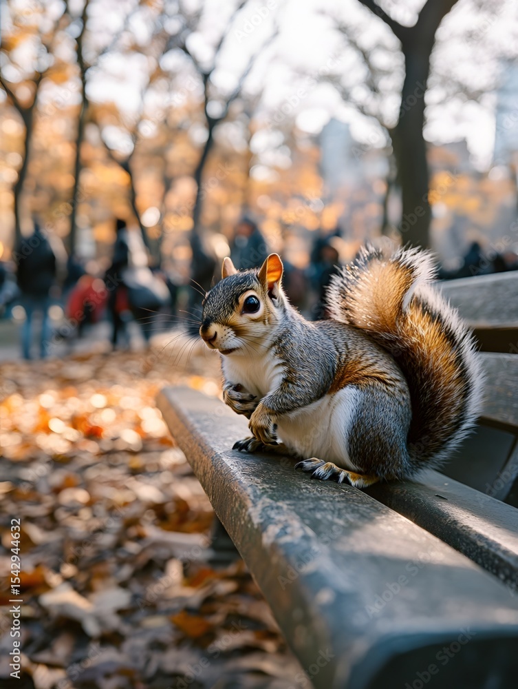 Squirrels under the Sun and the Vibrant Park Squirrels under the Sun and the Vibrant Park