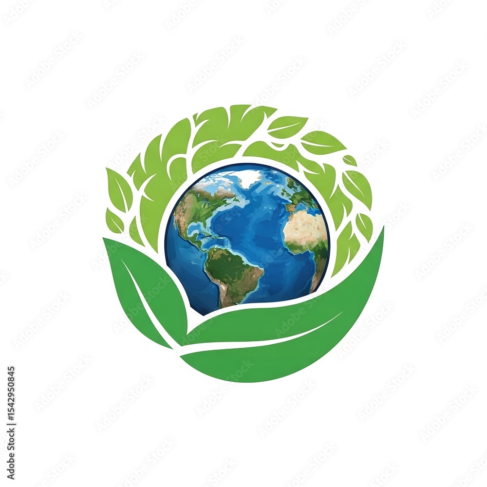 Fototapeta premium Green Earth Conservation Global Nature Protection
