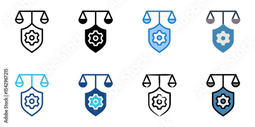 Trial icon set multiple style collection 
