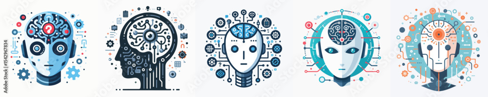 Obraz premium vector of artificial intelligence 