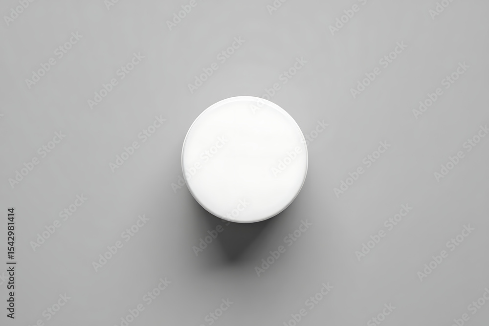 White Round Jar Mockup Product Design White Round Jar Mockup Product Design