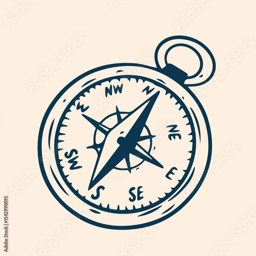 Illustrated collection of hand-drawn nautical elements featuring ships, lighthouses, anchors, compasses, sea animals, and maritime tools.