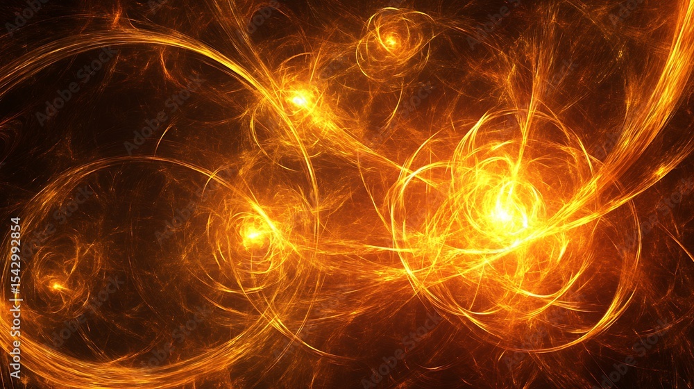 Abstract fiery swirls Abstract fiery swirls