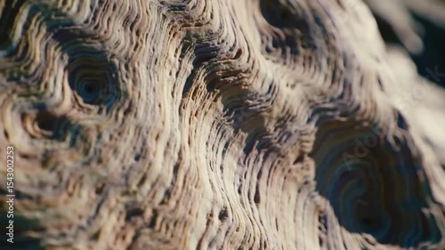 Close-up of layered, textured organic material