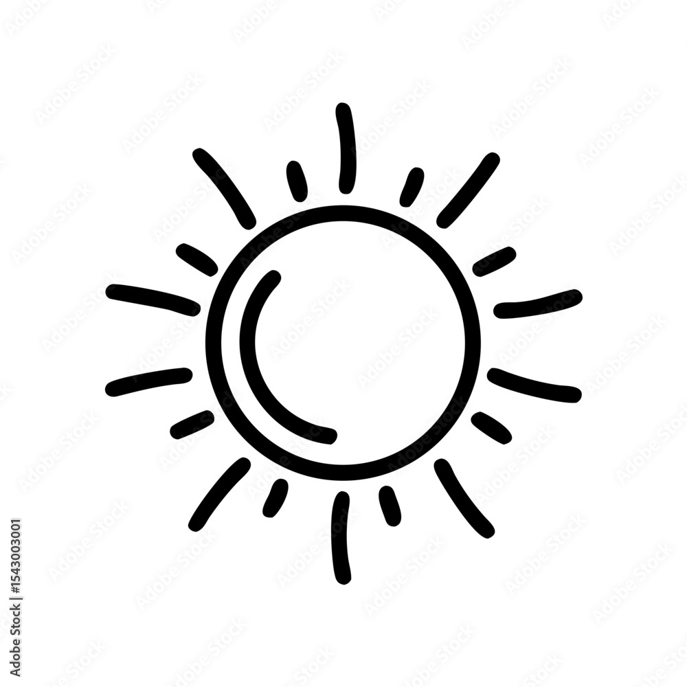 Simple sun icon, hand-drawn summer sun symbol, bright solar energy graphic. This sun illustration is perfect for creating summer-themed designs, adding a touch of sunshine to your projects. Simple sun icon, hand-drawn summer sun symbol, bright solar energy graphic. This sun illustration is perfect for creating summer-themed designs, adding a touch of sunshine to your projects.