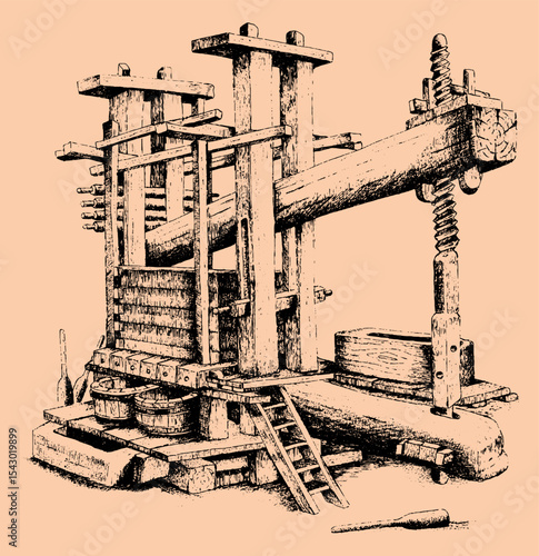 Rustic Celtic Engraving Style Illustrations from Northern Spain
