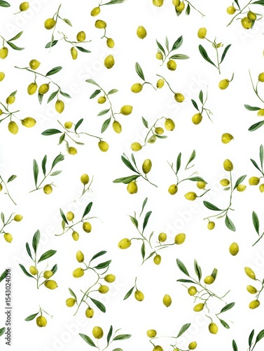 Wallpaper Mural seamless pattern with fruits Torontodigital.ca