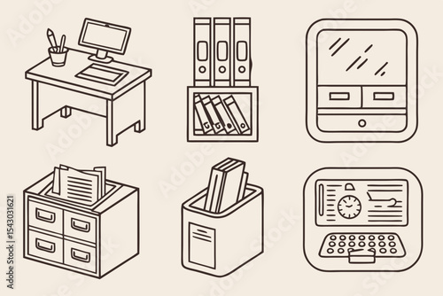 office icons set