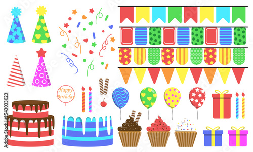 Birthday Party Accessories and Decorations Set