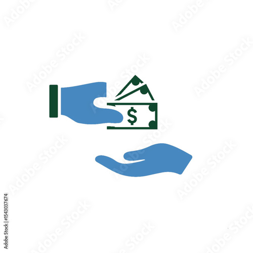 Hand holding a house with a national flag, symbolizing a country's election or referendum