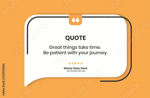 Creative Testimonial Editable Vector template, Quote template, speech bubbles, What our Clients Say, Review, Feedback, Infographic Template, positive and inspirational quote , text box design, rate us