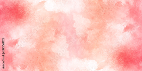 Abstract pink and orange watercolor macro texture background. yellow pink background with watercolor alpha grunge texture.	