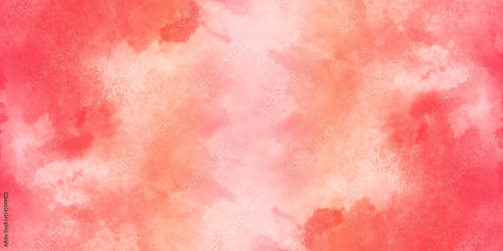 Fototapeta premium Abstract pink and orange watercolor macro texture background. yellow pink background with watercolor alpha grunge texture. 