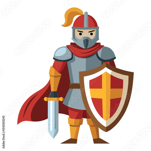 Knight with shield