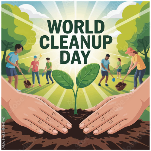 World Cleanup Day flyer design 10.eps