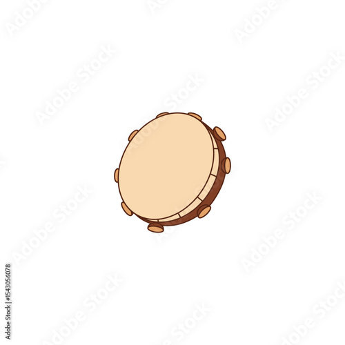 An icon of a Daf, a large frame drum with jingles, used in Sufi ceremonies and Middle Eastern classical music. This symbolizes rhythmic percussion and spiritual music.
