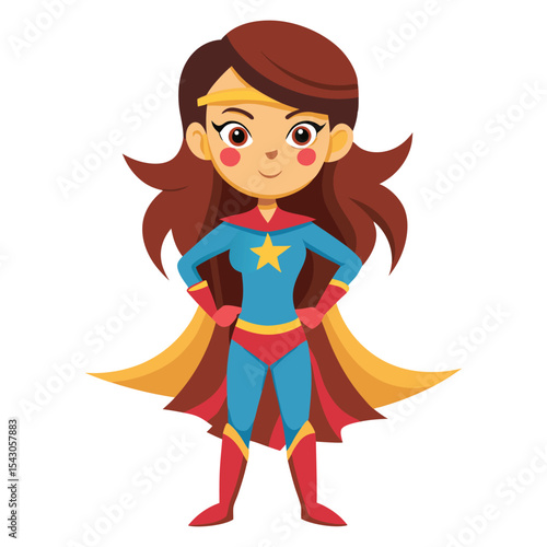 Fototapeta Superhero girl