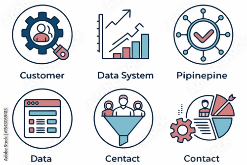 business icons set
