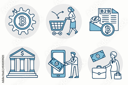 business icons set