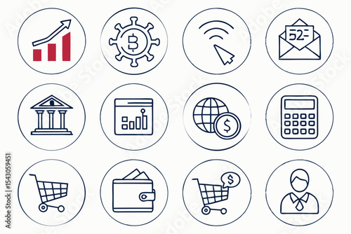 set of icons