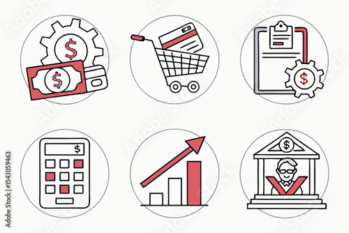 set of icons