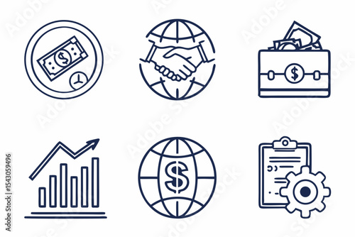 set of icons for web design