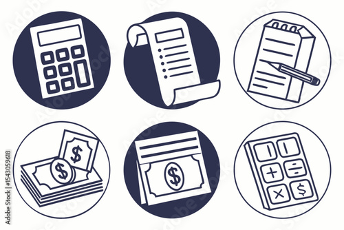 set of icons for web design