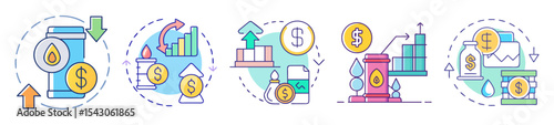 Economic Analysis of Fluctuations in Oil and Gas Prices, Business and Finance