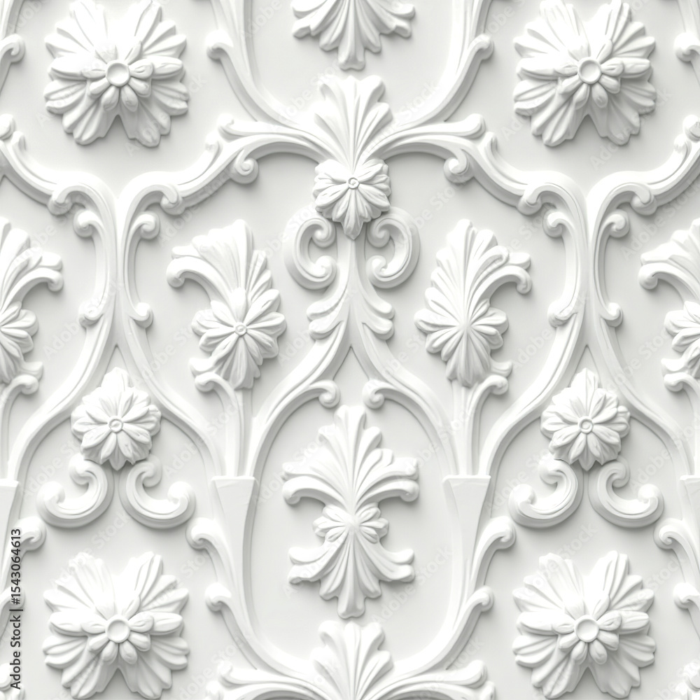 seamless pattern with floral elements seamless pattern with floral elements
