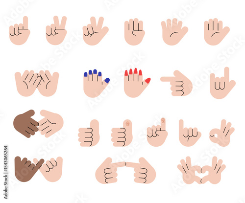 수신호 손모양 모음