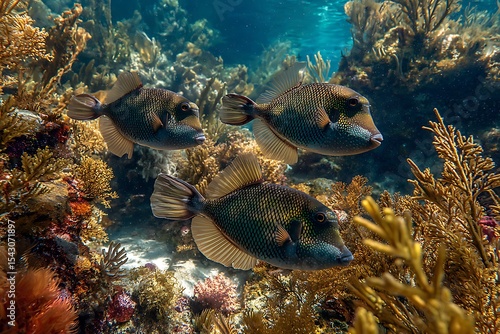 Wallpaper Mural coral reef and fish Torontodigital.ca