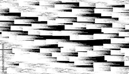 Black and white abstract and grunge transition and motion pattern for sporty background and jersey design. Fully editable vector element. Vector Format Illustration 