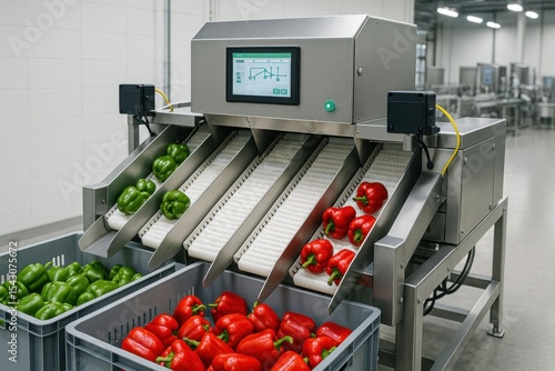 Wallpaper Mural Advanced Vegetable Sorting Machine for Efficient Food Processing Torontodigital.ca