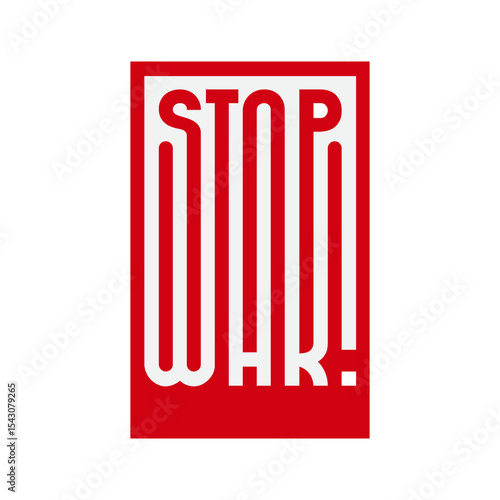 Stop War sign icon vector template