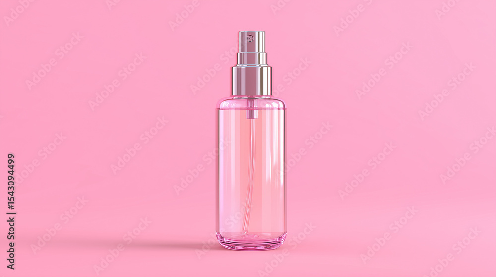 Pink Tube Packaging Mockup with liquid inside generative ai Pink Tube Packaging Mockup with liquid inside generative ai