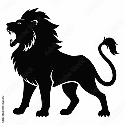 vector illustration of a lion