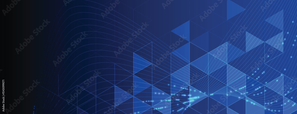 Obraz premium Abstract polygonal background technology concept, futuristic background