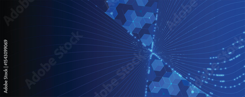 Abstract polygonal background technology concept, futuristic background