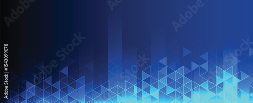 Abstract polygonal background technology concept, futuristic background