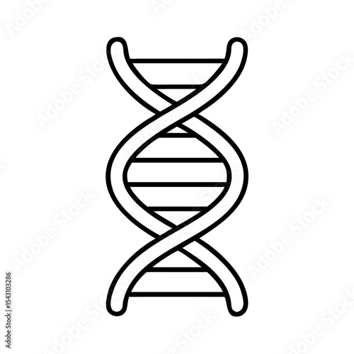 dna strand vector illustration