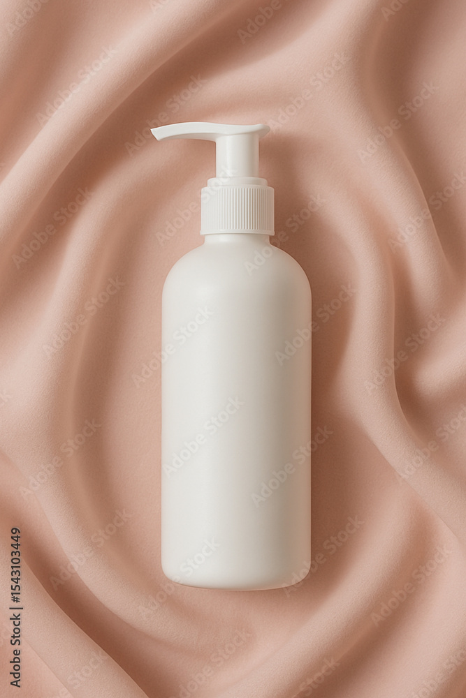 bottle of cosmetic cream bottle of cosmetic cream