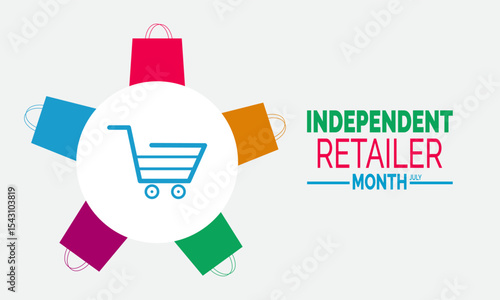 Wallpaper Mural Independent Retailer Month Celebration in July.  Support Local Small Businesses with Promotional Marketing Designs Torontodigital.ca