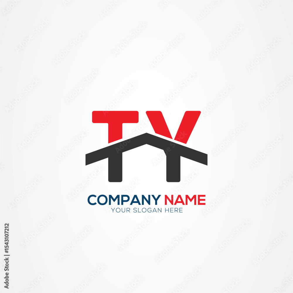 Fototapeta premium TY YT Creative Modern Letters Logo Design Element