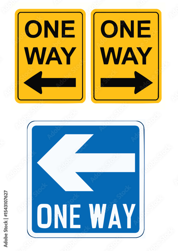 Fototapeta premium one way sign1