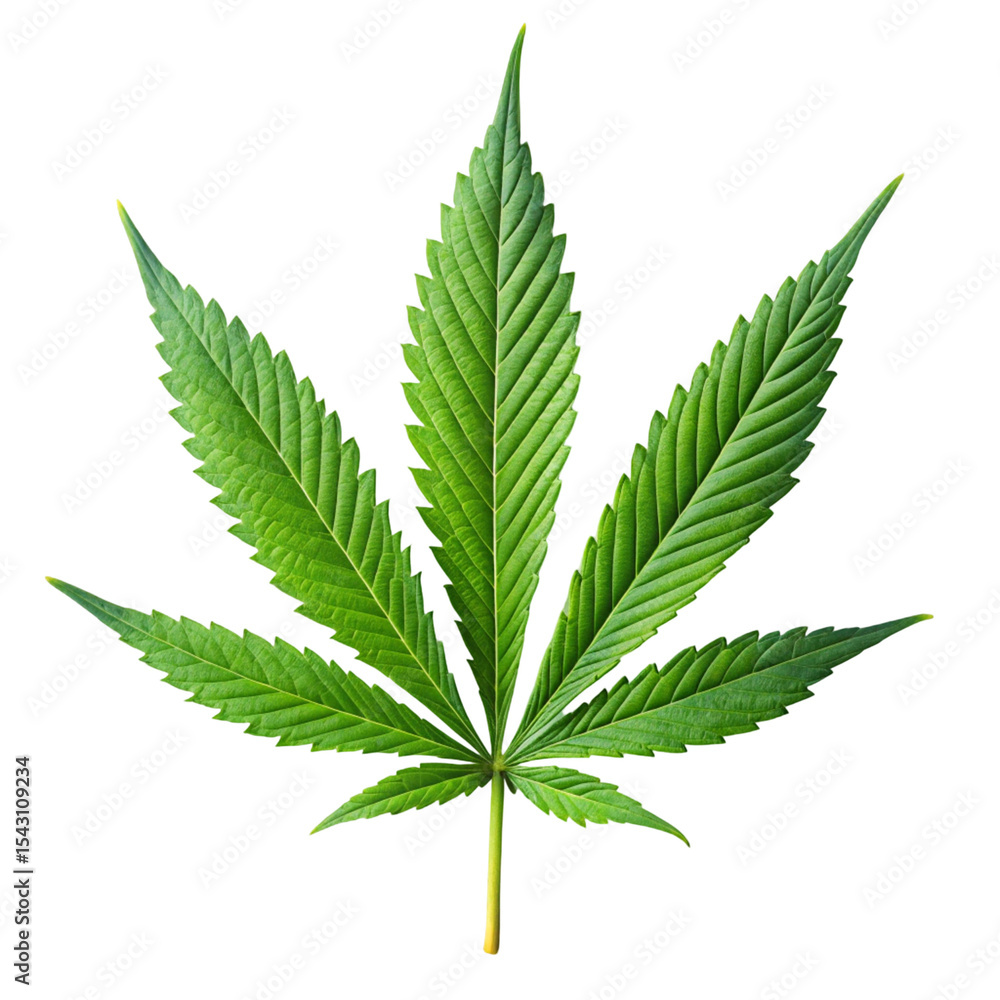 cannabis leaf on white background cannabis leaf on white background