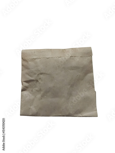 brown envelope isolated on white