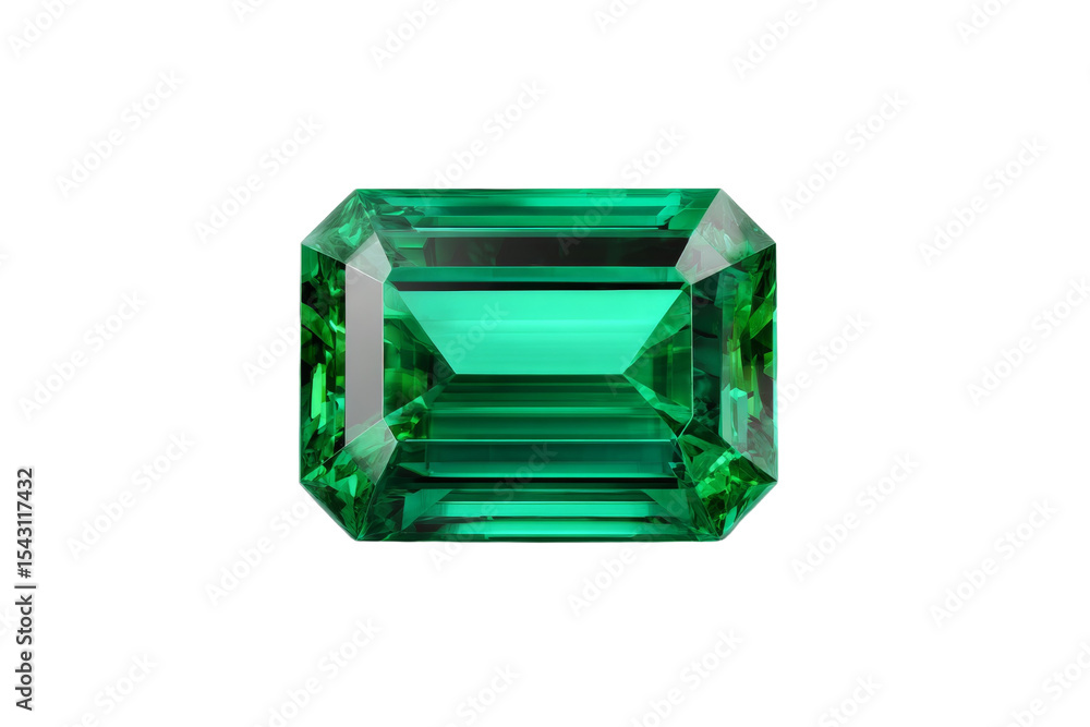 A green gemstone with a green top and a green bottom A green gemstone with a green top and a green bottom