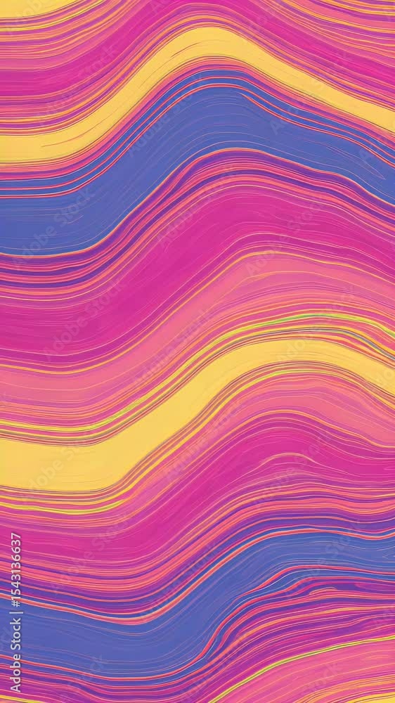 Abstract Background Texture Pink Yellow Blue Line Wave Pattern Abstract Background Texture Pink Yellow Blue Line Wave Pattern